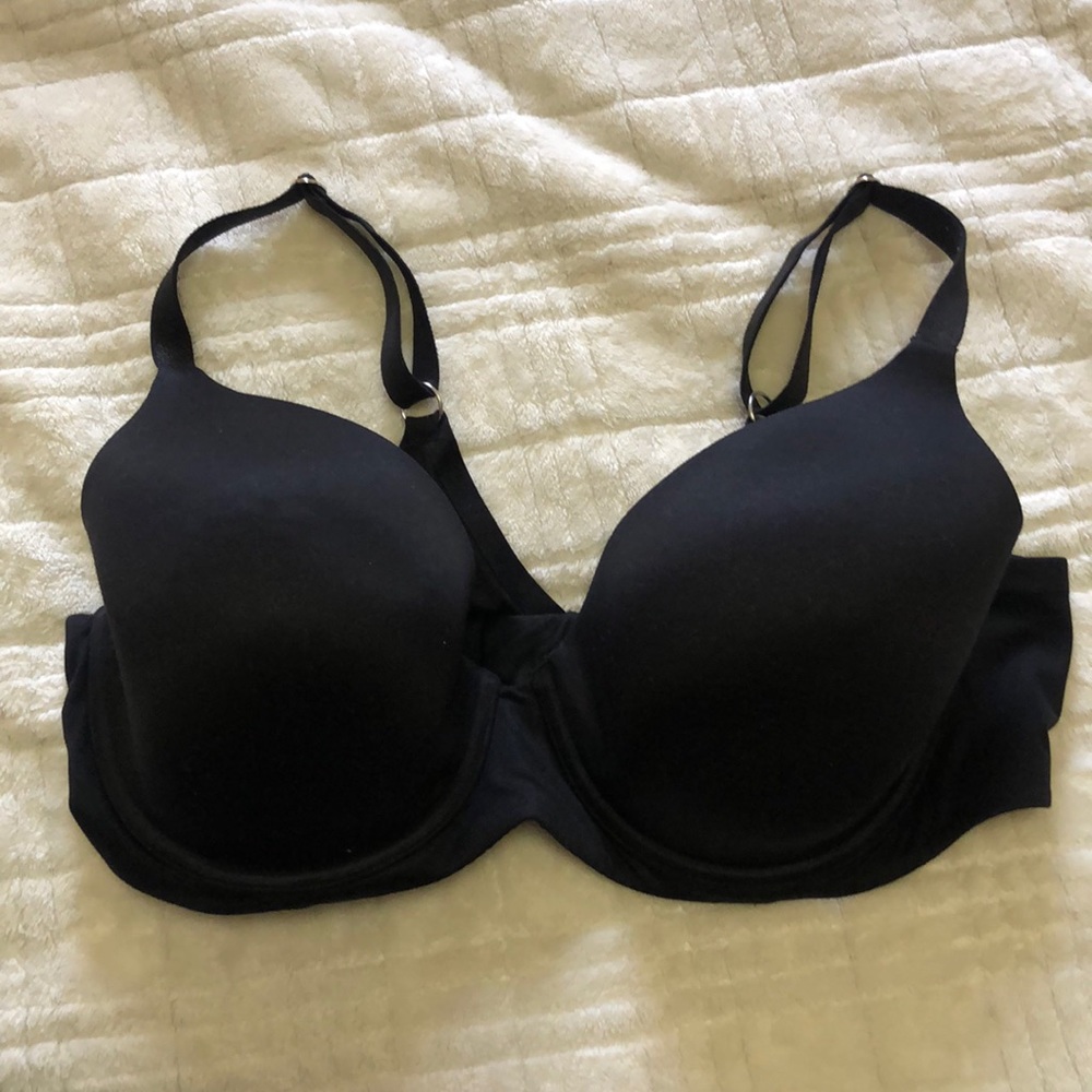 Black Aerie Real Sunnie Full Coverage Bra 38DD